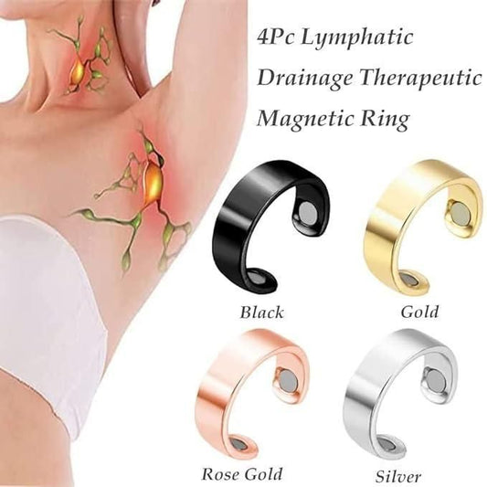 1 Pcs Lymphatic Drainage Therapeutic Magnetic Ring for Men and Women